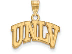 14k Yellow Gold Logoart University Of Nevada Las Vegas Small Pendant