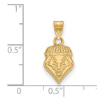 14k Yellow Gold Logoart University Of New Mexico Small Pendant