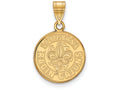 14k Yellow Gold Logoart University Of Louisiana At Lafayette Medium Pendant