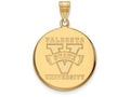 14k Yellow Gold Logoart Valdosta State University Large Disc Pendant