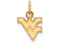 14k Yellow Gold Logoart West Virginia University Extra Small Pendant