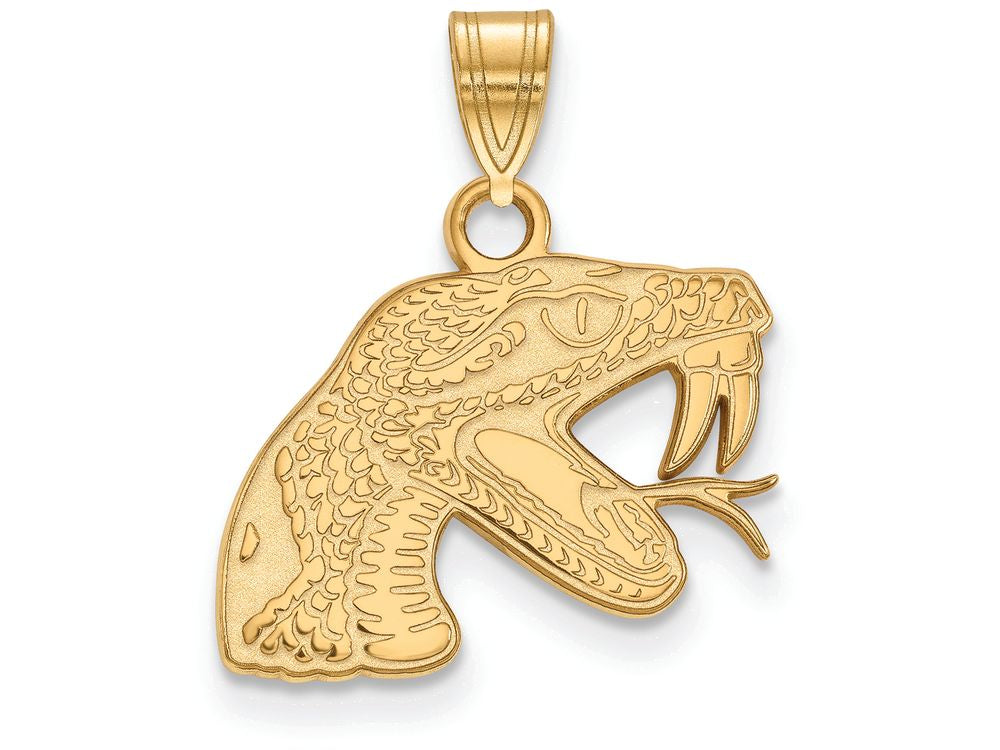 14k Yellow Gold Logoart Florida Aandm University Small Pendant