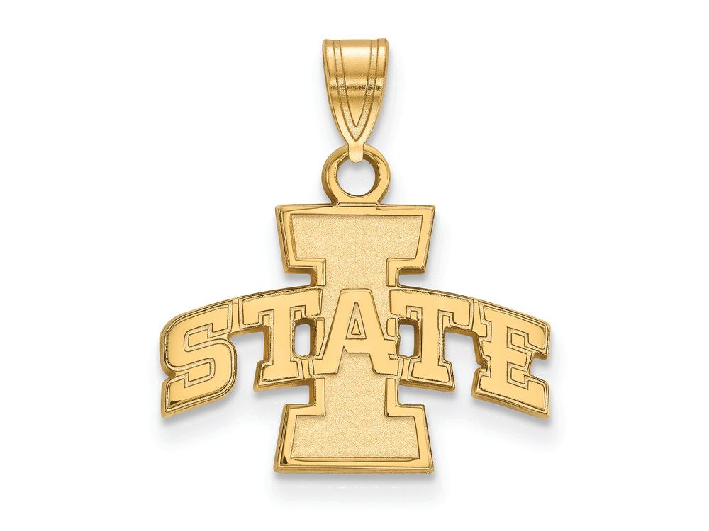 14k Yellow Gold Logoart Iowa State University Small Pendant