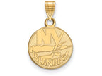 14k Yellow Gold Nhl Logoart New York Islanders Small Pendant