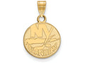 14k Yellow Gold Nhl Logoart New York Islanders Small Pendant