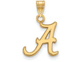 14k Yellow Gold Logoart University Of Alabama Small Pendant