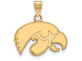 14k Yellow Gold Logoart University Of Iowa Small Pendant