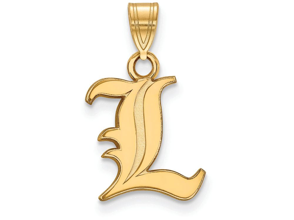 14k Yellow Gold Logoart University Of Louisville Small Pendant