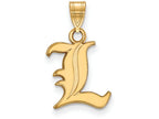 14k Yellow Gold Logoart University Of Louisville Small Pendant