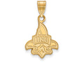 14k Yellow Gold Logoart University Of New Orleans Medium Pendant