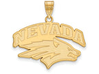 14k Yellow Gold Logoart University Of Nevada Large Pendant