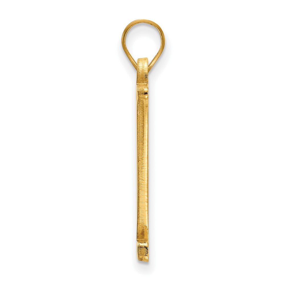 14k Yellow Gold Logoart Vanderbilt University Large Pendant