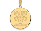 14k Yellow Gold Logoart Valdosta State University Extra Large  Disc Pendant