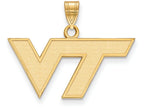 14k Yellow Gold Logoart Virginia Tech Small Pendant