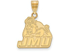 14k Yellow Gold Logoart James Madison University Medium Pendant