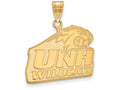 14k Yellow Gold Logoart University Of New Hampshire Large Pendant