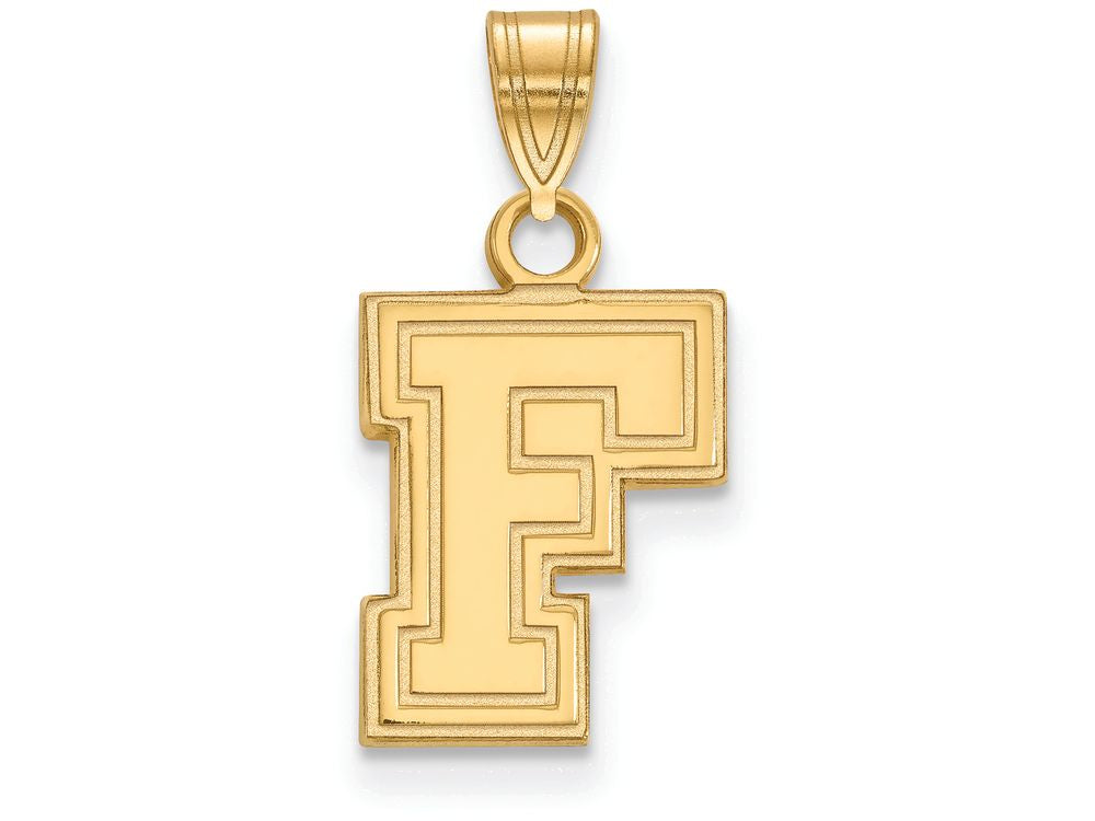 14k Yellow Gold Logoart Fordham University Small Pendant