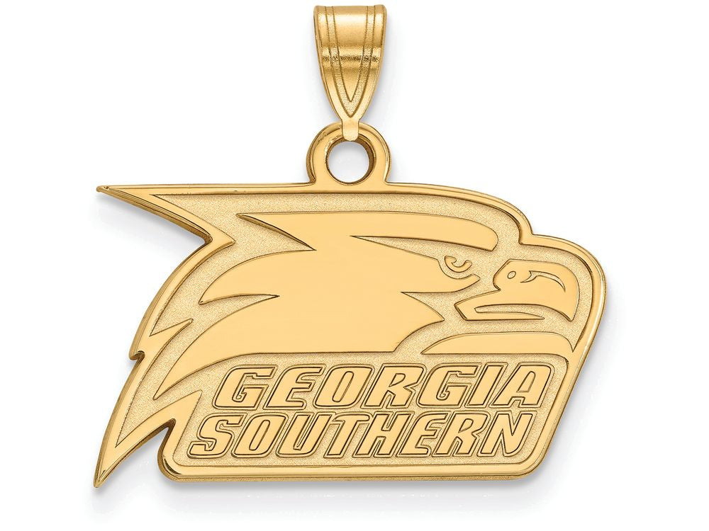 14k Yellow Gold Logoart Georgia Southern University Small Pendant