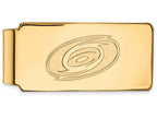 14k Yellow Gold Nhl Logoart Carolina Hurricanes Money Clip