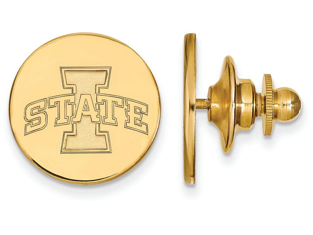 14k Yellow Gold Logoart Iowa State University Lapel Pin