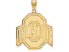 14k Yellow Gold Logoart Ohio State University Extra Large  Pendant