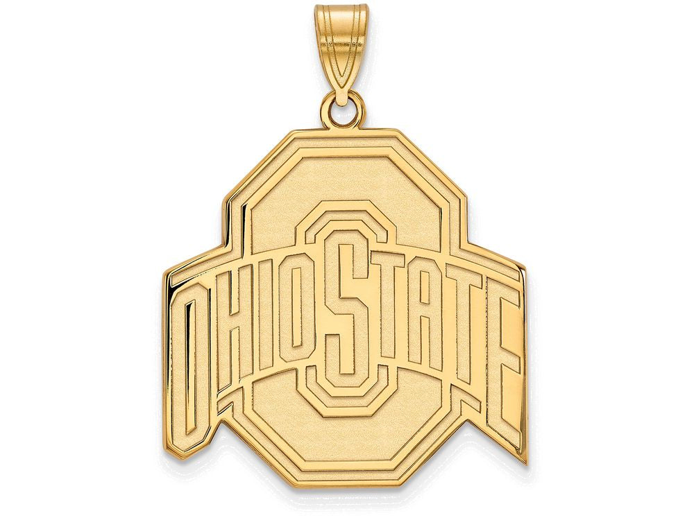 14k Yellow Gold Logoart Ohio State University Extra Large  Pendant
