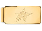 14k Yellow Gold Nhl Logoart Dallas Stars Money Clip