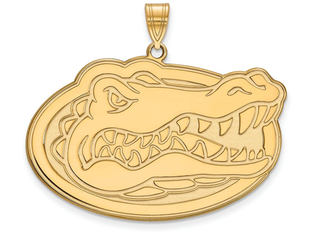 14k Yellow Gold Logoart University Of Florida Extra Large  Pendant