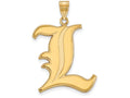 14k Yellow Gold Logoart University Of Louisville Extra Large  Pendant