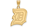 14k Yellow Gold Logoart Duquesne University Large Pendant