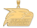 14k Yellow Gold Logoart Georgia Southern University Large Pendant