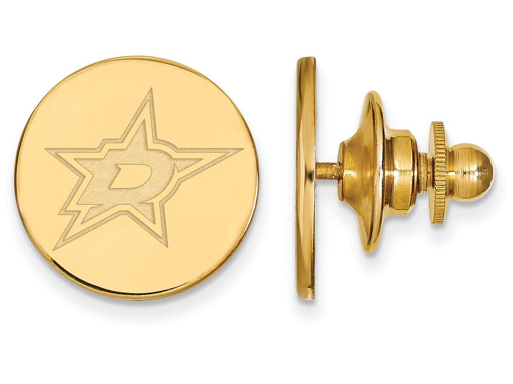 14k Yellow Gold Nhl Logoart Dallas Stars Lapel Pin