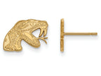 14k Yellow Gold Logoart Florida Aandm University Extra Small Post Earrings