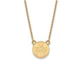 14k Yellow Gold Nhl Logoart Edmonton Oilers Small Pendant Necklace