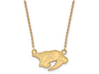 14k Yellow Gold Nhl Logoart Nashville Predators Small Pendant Necklace
