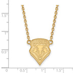 14k Yellow Gold Logoart University Of New Mexico Large Pendant Necklace