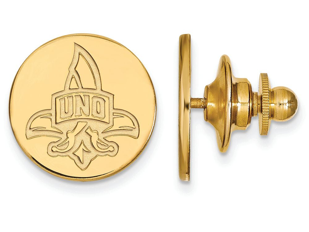 14k Yellow Gold Logoart University Of New Orleans Lapel Pin