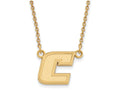 14k Yellow Gold Logoart The U Of Tennessee At Chattanooga Small Pendant Necklace