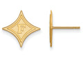 14k Yellow Gold Logoart Furman University Small Post Earrings