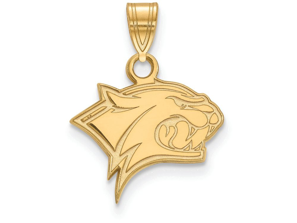14k Yellow Gold Logoart University Of New Hampshire Small Pendant