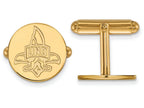 14k Yellow Gold Logoart University Of New Orleans Cuff Link