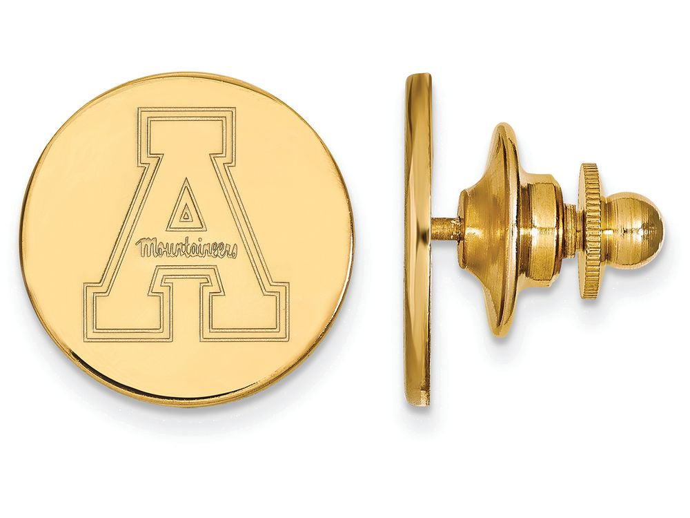 14k Yellow Gold Logoart Appalachian State University Lapel Pin