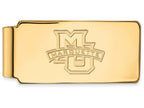 14k Yellow Gold Logoart Marquette University Money Clip
