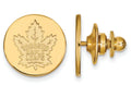 14k Yellow Gold Nhl Logoart Toronto Maple Leafs Lapel Pin
