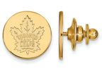 14k Yellow Gold Nhl Logoart Toronto Maple Leafs Lapel Pin