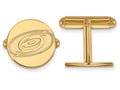 14k Yellow Gold Nhl Logoart Carolina Hurricanes Cuff Links