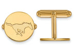 14k Yellow Gold Logoart Southern Methodist University Cuff Link