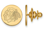 14k Yellow Gold Nhl Logoart Chicago Blackhawks Lapel Pin