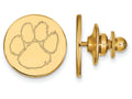 14k Yellow Gold Logoart Clemson University Lapel Pin