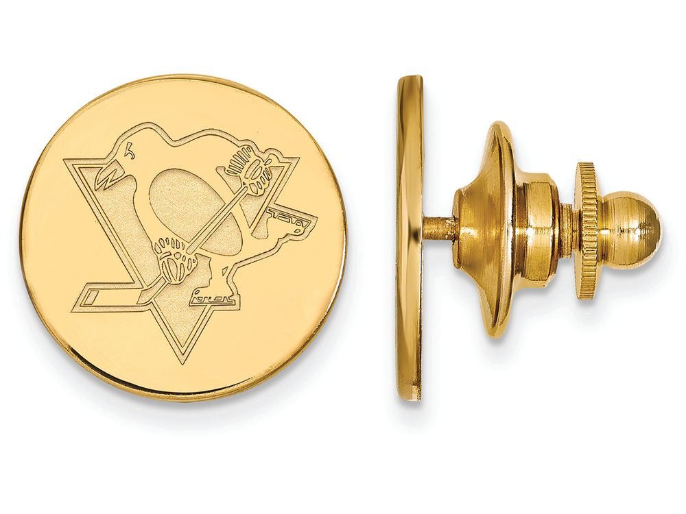 14k Yellow Gold Nhl Logoart Pittsburgh Penguins Lapel Pin